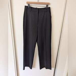 Favorite Daughter Womens 10 Wide Leg Black Dress Pants Classic Preppy Minimalist